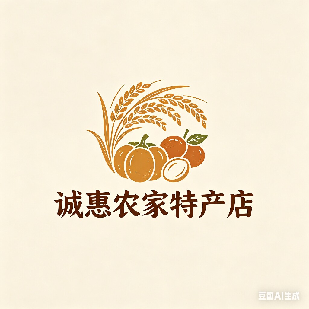 诚惠农家特产店的LOGO