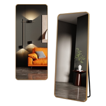 Light luxury Internet celebrity full-length mirror floor-to-ceiling mirror high-end bedroom makeup mirror home wall-mounted dressing mirror