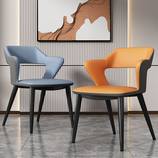 Легкий роскошный обеденный стул, домашний стул для обеденного стола, современный простой отдых, табурет со спинкой, скандинавский кофейный стул, стул для переговоров в отеле