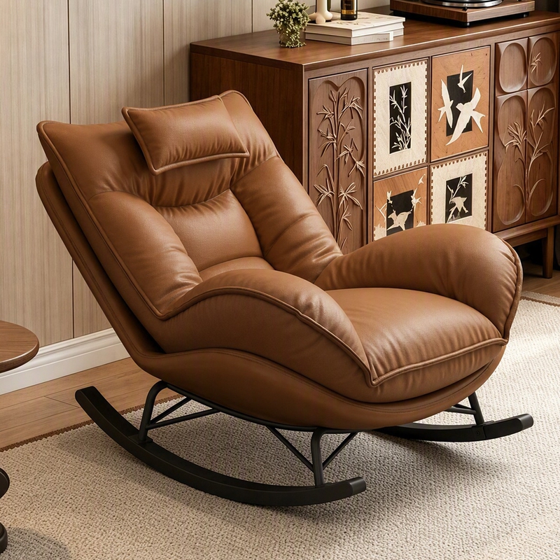 Home Rocking Chair, Foldable Recliner, Adult Sleeping Chair, 2026 New Model, Living Room Balcony Leisure Sofa, Lazy Chair Home Rocking Chair, Foldable Recliner, Adult Sleeping Chair, 2026 New Model, Living Room Balcony Leisure Sofa, Lazy Chair