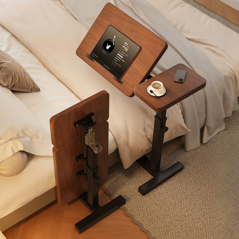 Bedside Table, Movable, Adjustable, Foldable Table, Bedroom Dormitory Narrow Gap Small Computer Desk, Household Simple Desk Bedside Table, Movable, Adjustable, Foldable Table, Bedroom Dormitory Narrow Gap Small Computer Desk, Household Simple Desk