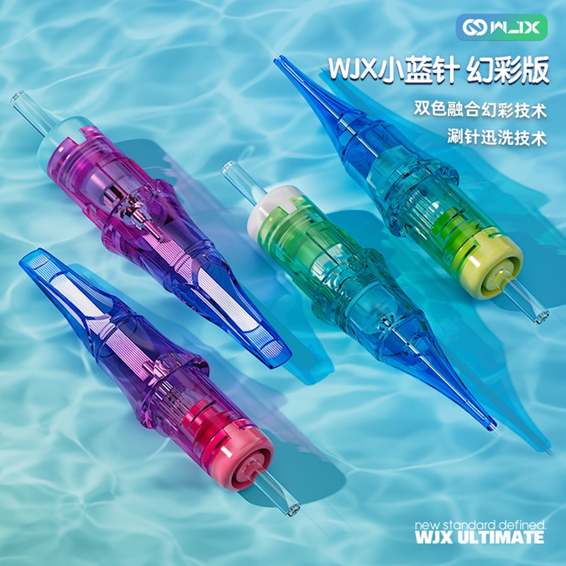 Dragon Eagle Tattoo Wjx Ultimate Small Blue Needle Fantasy Version Integrated Needle for Tattooing, Finishing Lines, and Shading