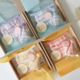 Брендовый милый нагрудник, слюнявчик, в корейском стиле, с вышивкой