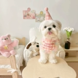 Брендовый милый нагрудник, слюнявчик, в корейском стиле, с вышивкой