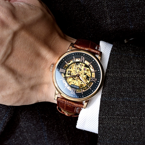 Механические механические часы, швейцарские часы, мужские часы, полностью автоматический, 2019, Швейцария