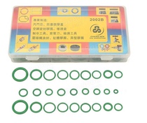 18 CAR AIR CONDITIONING SEALANT RINGS O-RING GASKETS PURPLE GREEN AIR COLOR AIR CONDITIONING RUBBER RING ENVIRONMENTAL PROTECTION 134a RUBBER RING