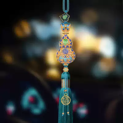 Copper gilded car pendant high-grade atmospheric aromatherapy car pendant rear mirror pendant car decoration products