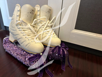 Mysterious Purple Sequins - Figure Skating Soft Knife Cover