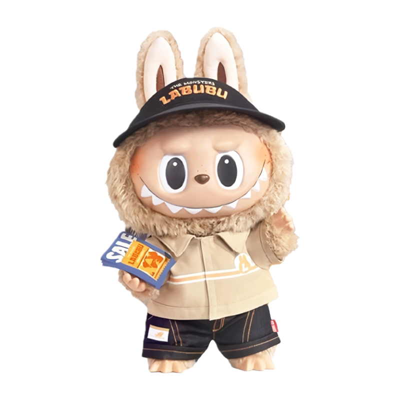 The Monsters-The Naughty Cashier Vinyl Plush Doll, the Weird Convenience Store Big Kid