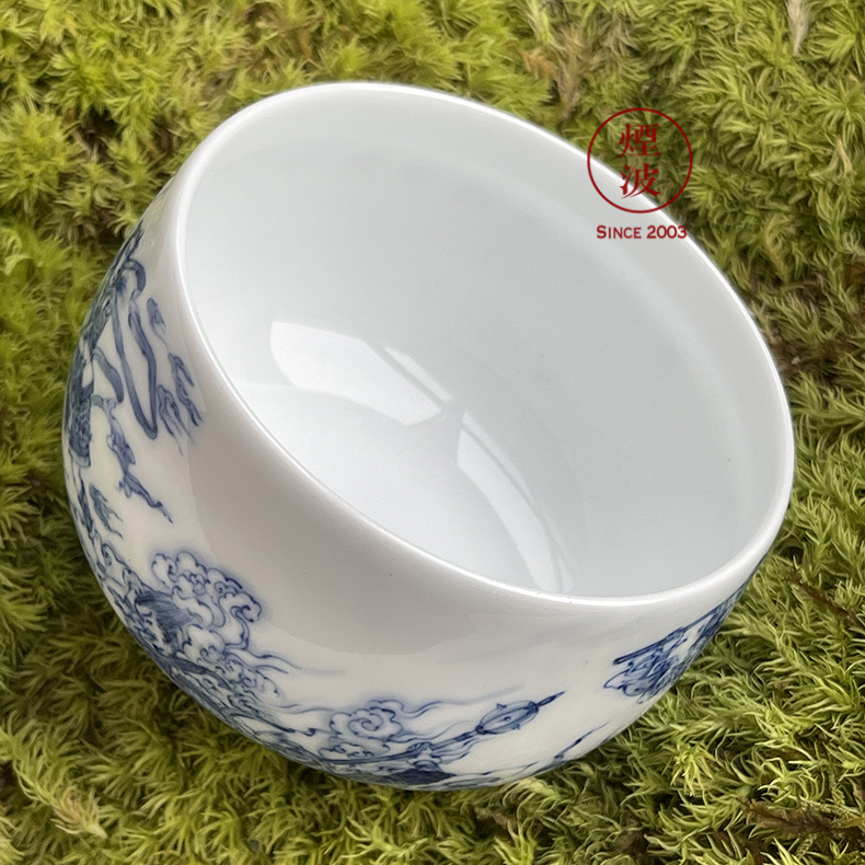 Jingdezhen against heaven gods nine burn about nine paragraphs hand catch strange circle koubei furnace type, a cup of tea cups