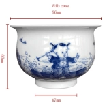 Янбо Цзиндечжэнь девять -стадия сжигая девять секций Miao Hands Blue и Fresh Bab