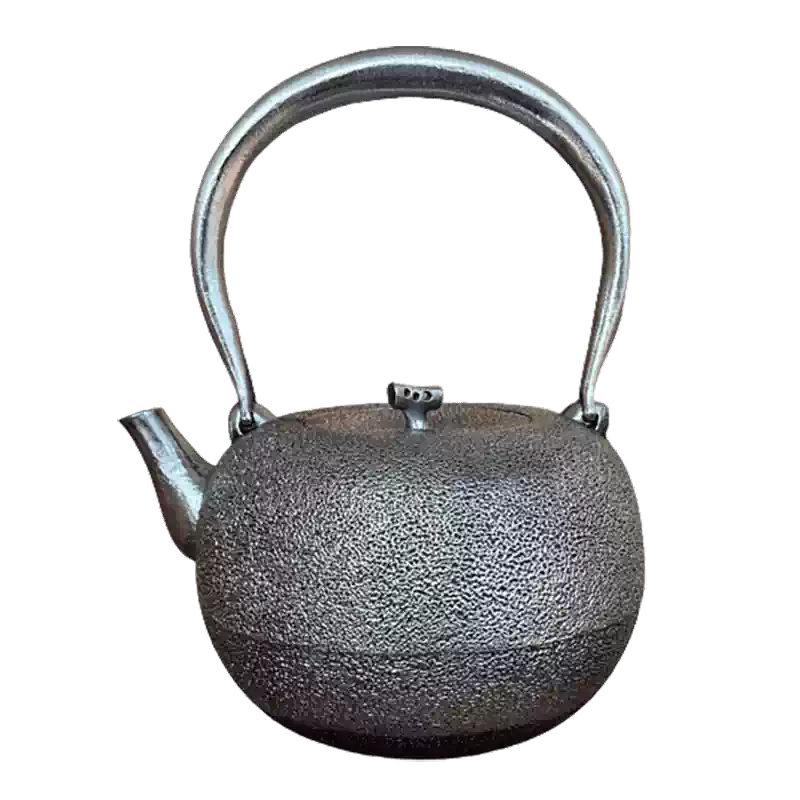 京都清課堂手工日式錫器黃銅湯沸壺藤卷錘目紋復古茶壺