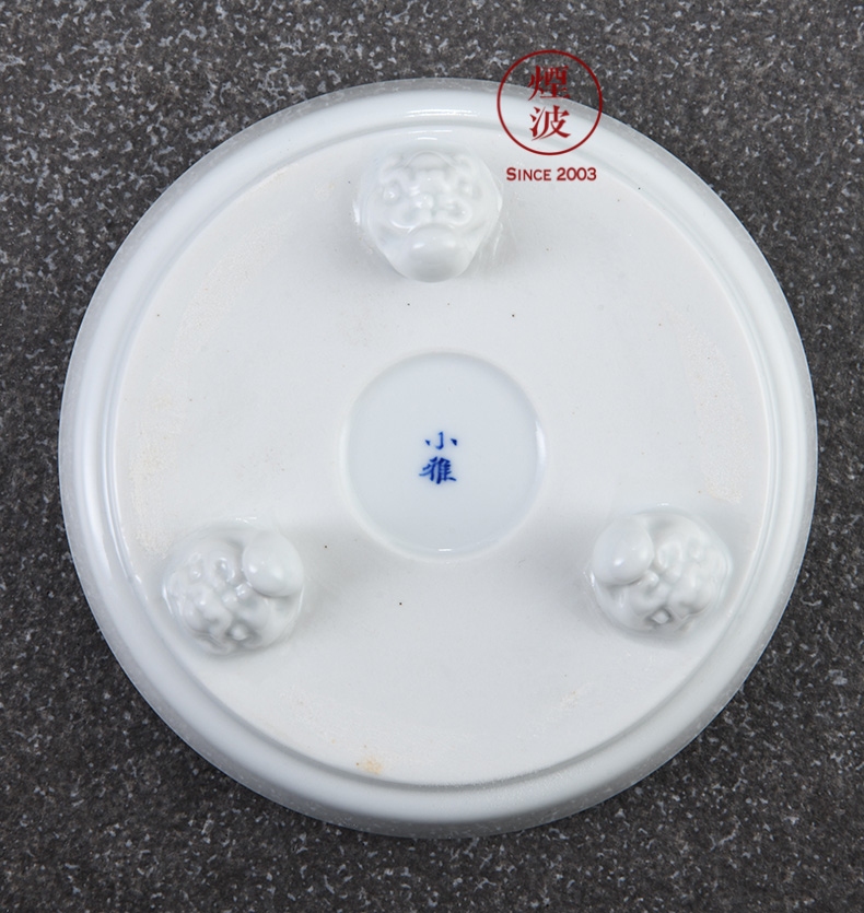 Jingdezhen lesser RuanDingRong made lesser money three - legged ancient incense incense'm burning incense coil head of appliance