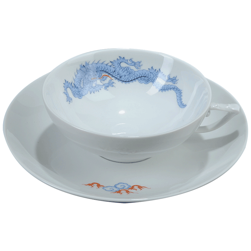 Germany MEISSEN porcelain I - mason Form Ming dragon series of cup tea tea set