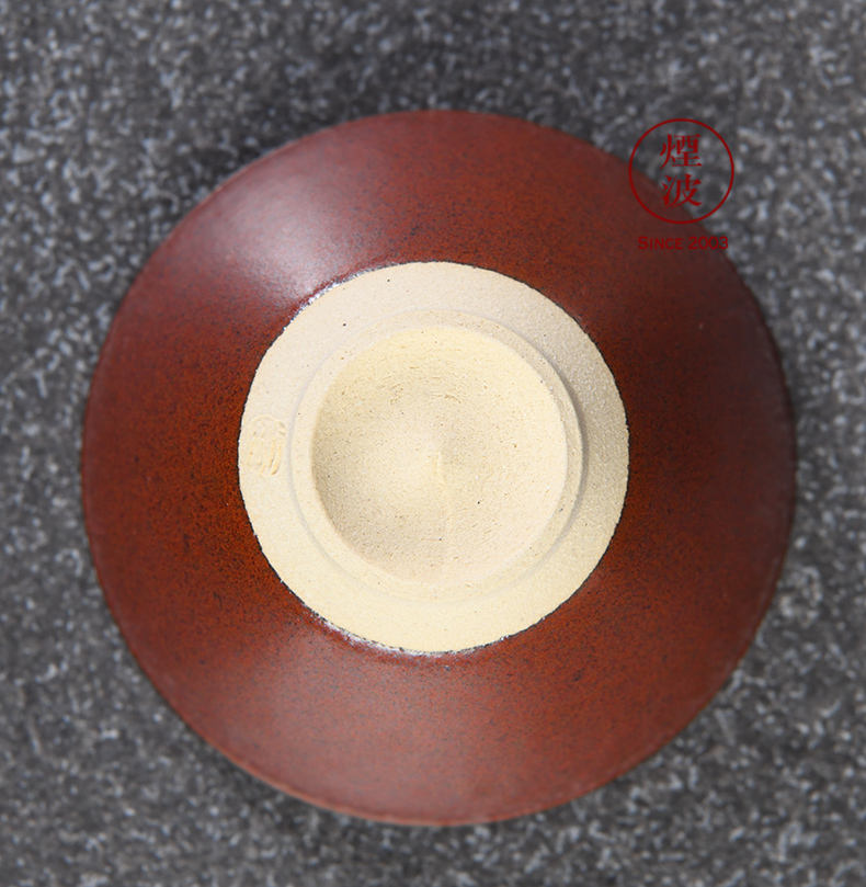 Those Japanese pottery master expedition built just xiao choi temmoku light tea light cup sample tea cup