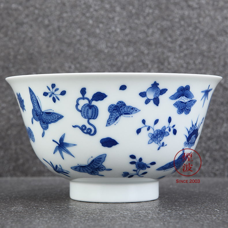 Those hidden up porcelain jingdezhen sleep mountain dream butterfly sample tea cup bowl cups