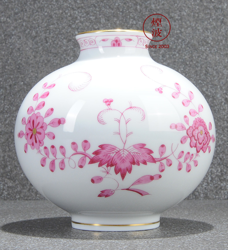 German mason MEISSEN porcelain magic flower vase home furnishing articles 90 mm wave powder India