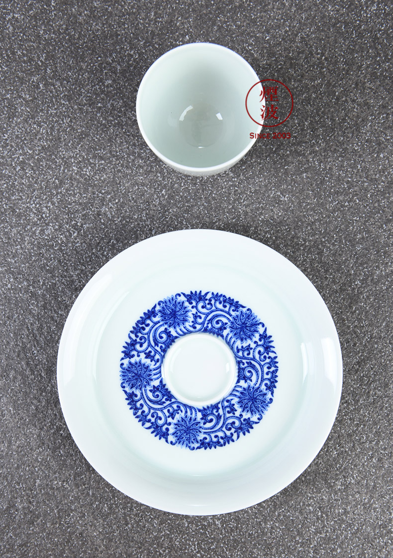 Those hidden up porcelain jingdezhen sleep mountain Ding You imitation kangxi bound branch order a cup of tea cups