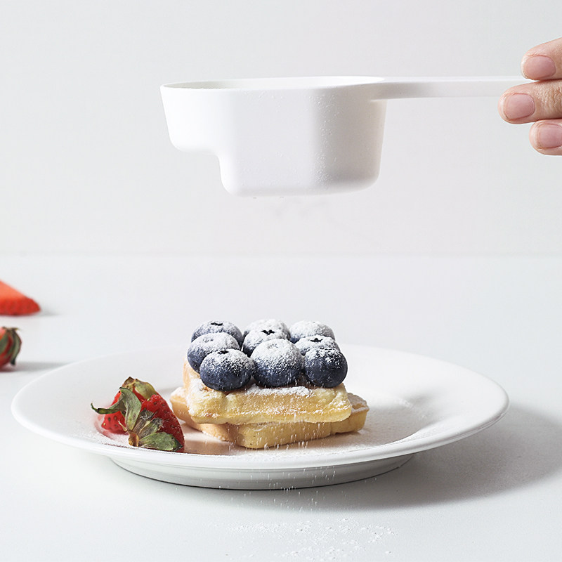 Day Style Kitchen Cuisine Sprinkle Spoon Baking Powder Uniform Sprinkle powder Seasoning Sprinkle Spoon handheld with hanging sugar griddle-Taobao