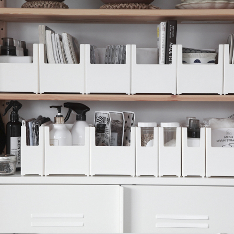 Japan-style combined type of superimposed containing box drawer partition case kitchen kitchenware containing storage box integral cupboard classification box