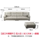 Zunbin sofa da bò lớp đầu tiên đơn giản hiện đại góc phòng khách sofa da nghệ thuật 123 kết hợp năm gói nhà - Ghế sô pha