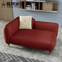 (Special clearance) Simple modern first layer cowhide leather sofa spot second kill leak clearance area
