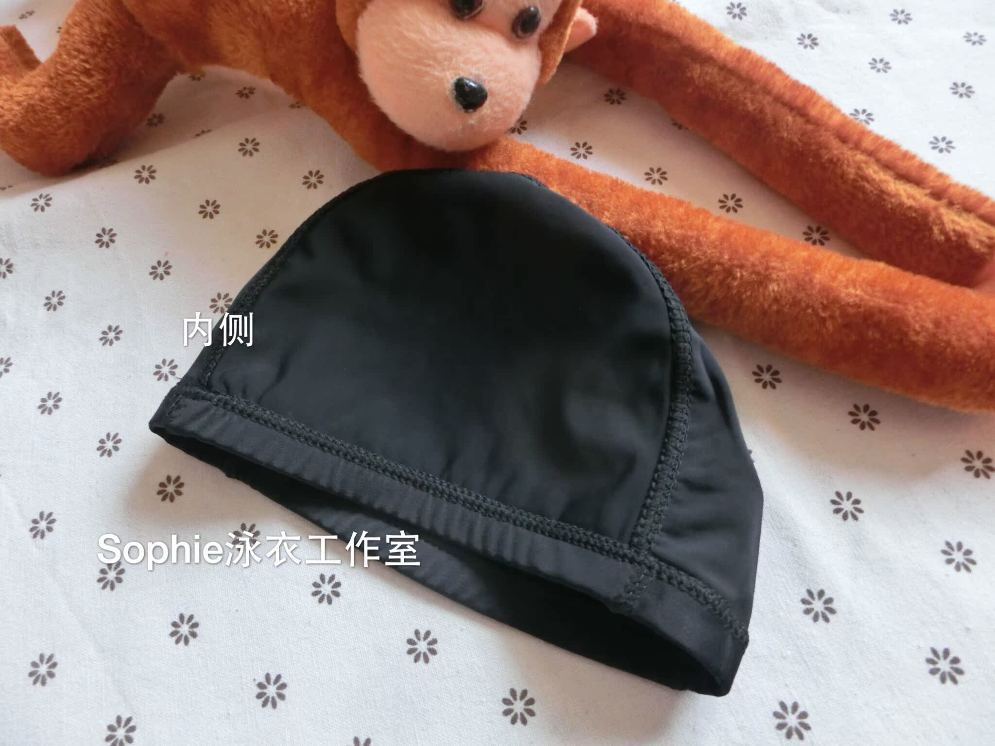 Sophie tạ ơn thông tin phản hồi Siêu căng vải nylon màu siêu cạnh tranh Mũ bơi không thể được bắn một lần mũ bơi chống nước vào tai