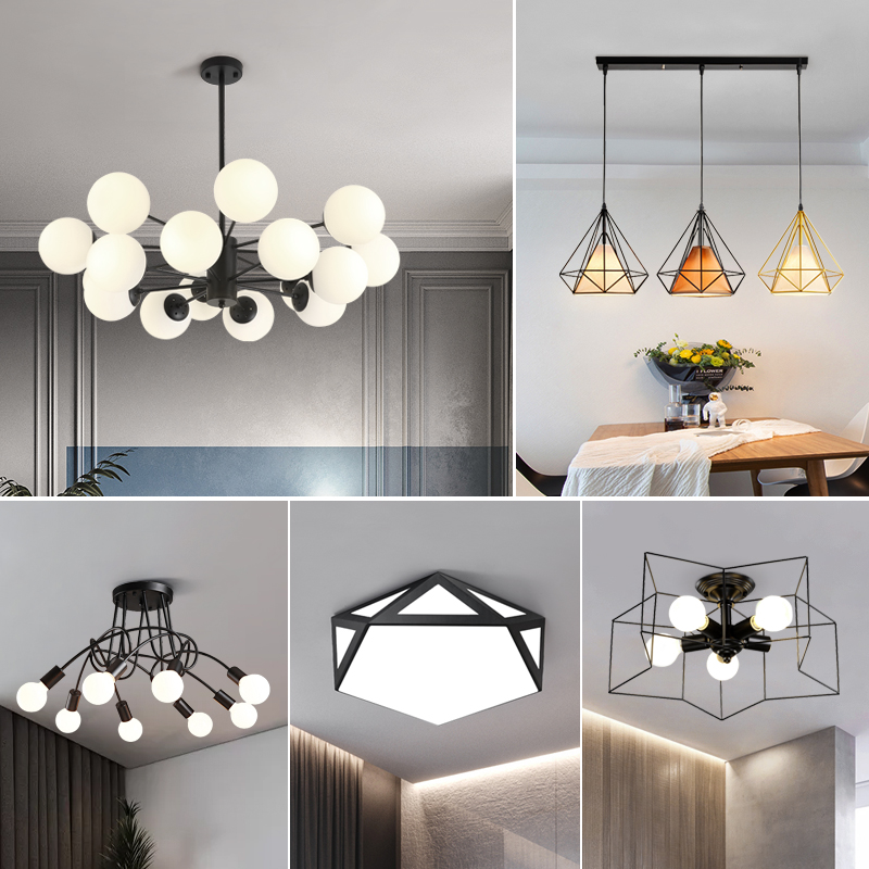 Nordic Lighting Living Room Chandeliers Simple Modern Atmosphere Nordic Lighting Living Room Chandeliers