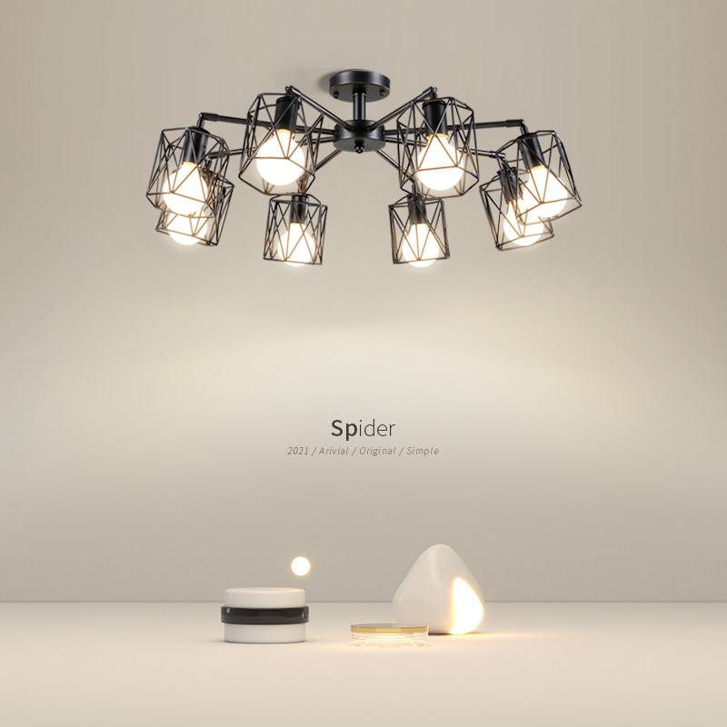 Living room lamp modern minimalist bedroom light creative LED ceiling lamp 2022 new designer dining room Nordic lamps