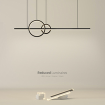 Restaurant Chandelier Modern Minimalist Iron Art Dining Room Living Room Creative Personality Design Sensual led Nordic table lamp