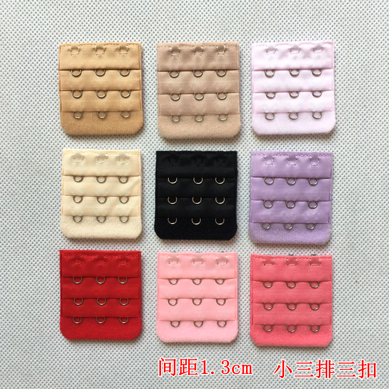 Three row three buckles extended bra buckle plus wiped underwear extended buckle connected with bra button accessories