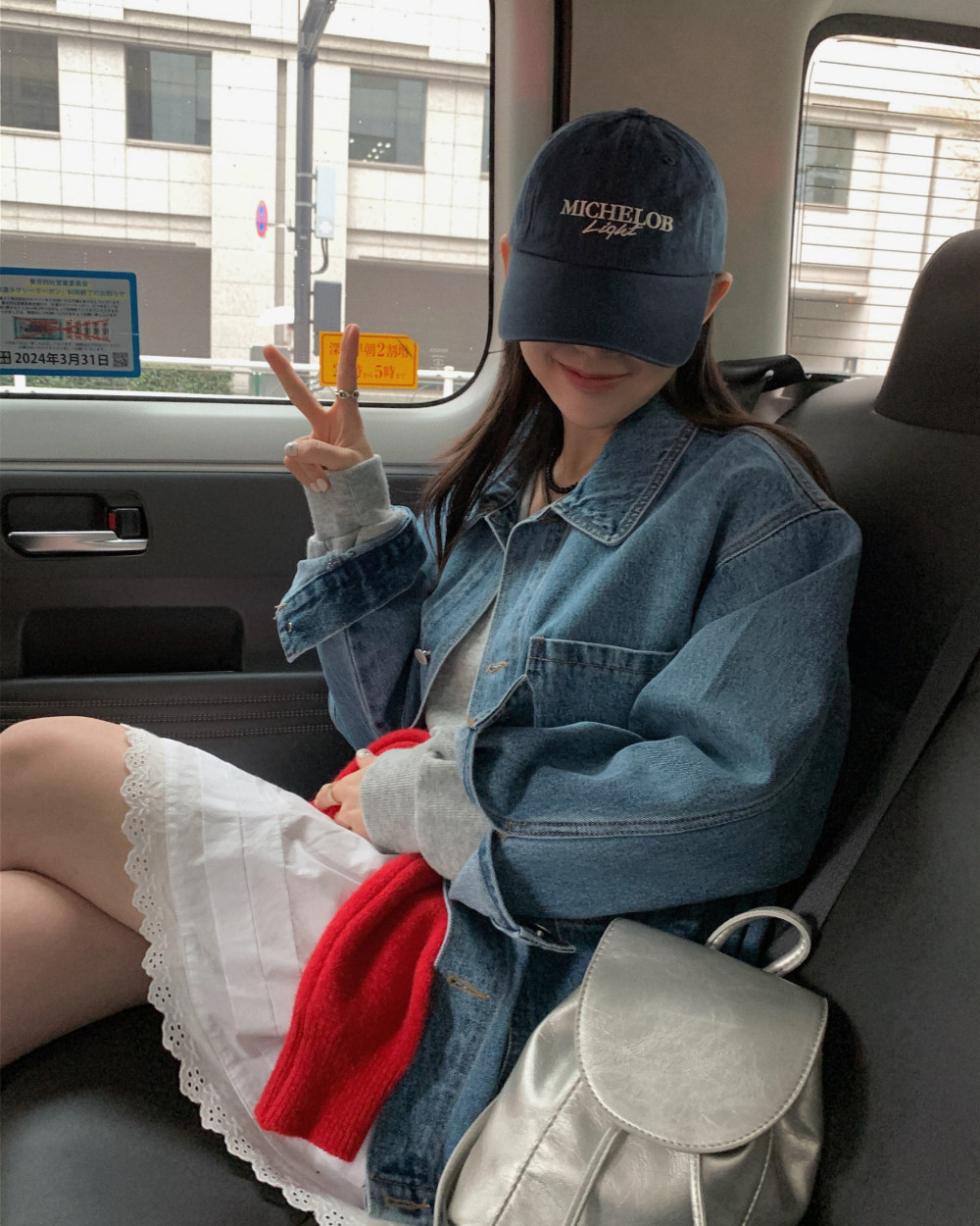 한국 chic 봄 가을 새로운 작은 대중 레트로 기타 주머니 디자인 루즈핏 다용도 캐주얼 긴팔 데님 여성 코트 상세 이미지 11