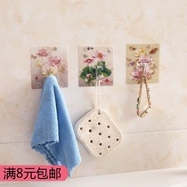 Hook strong adhesive no trace bearing adhesive hook hook kitchen bathroom tile suction cup nail free door rear wall Wall