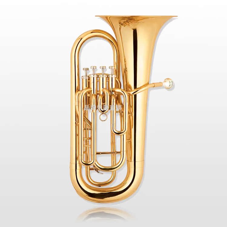 Liên doanh Trung-Mỹ Tông vàng chính hãng Bốn phím Euphonium Nhạc cụ lớn JYEU-E130G - Nhạc cụ phương Tây đàn morrison