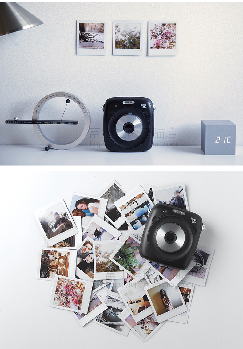 Fuji SQUARE giấy hình vuông màu trắng bên 20 Polaroid phim SQ10 phù hợp sp3 SQ6 - Phụ kiện máy quay phim mini instax 11