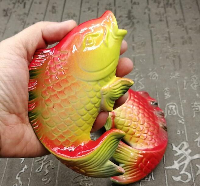 Carp fireplace door god furnace incense burner hanging furnace incense seat Fengshui decoration Chaoshan opening opening door god incense