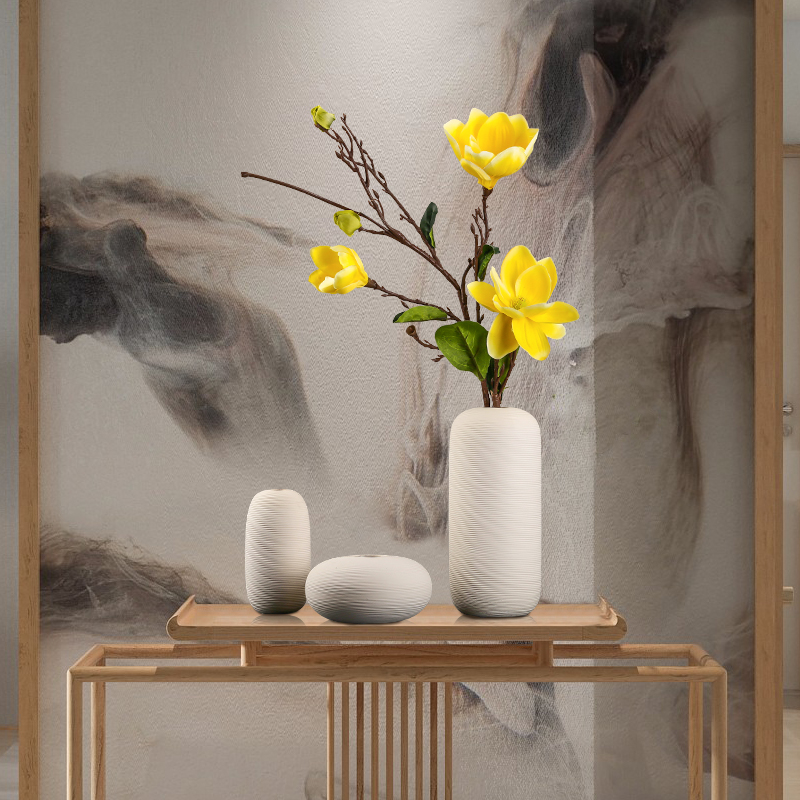 New Chinese style creative ceramic vases, dried flowers, flower arrangement of TV ark, household adornment handicraft sitting room porch porch