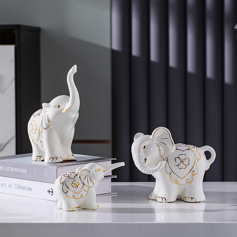 The Elephant furnishing articles home decoration TV ark, porch ark, ceramics handicraft gift wedding present practical girlfriends
