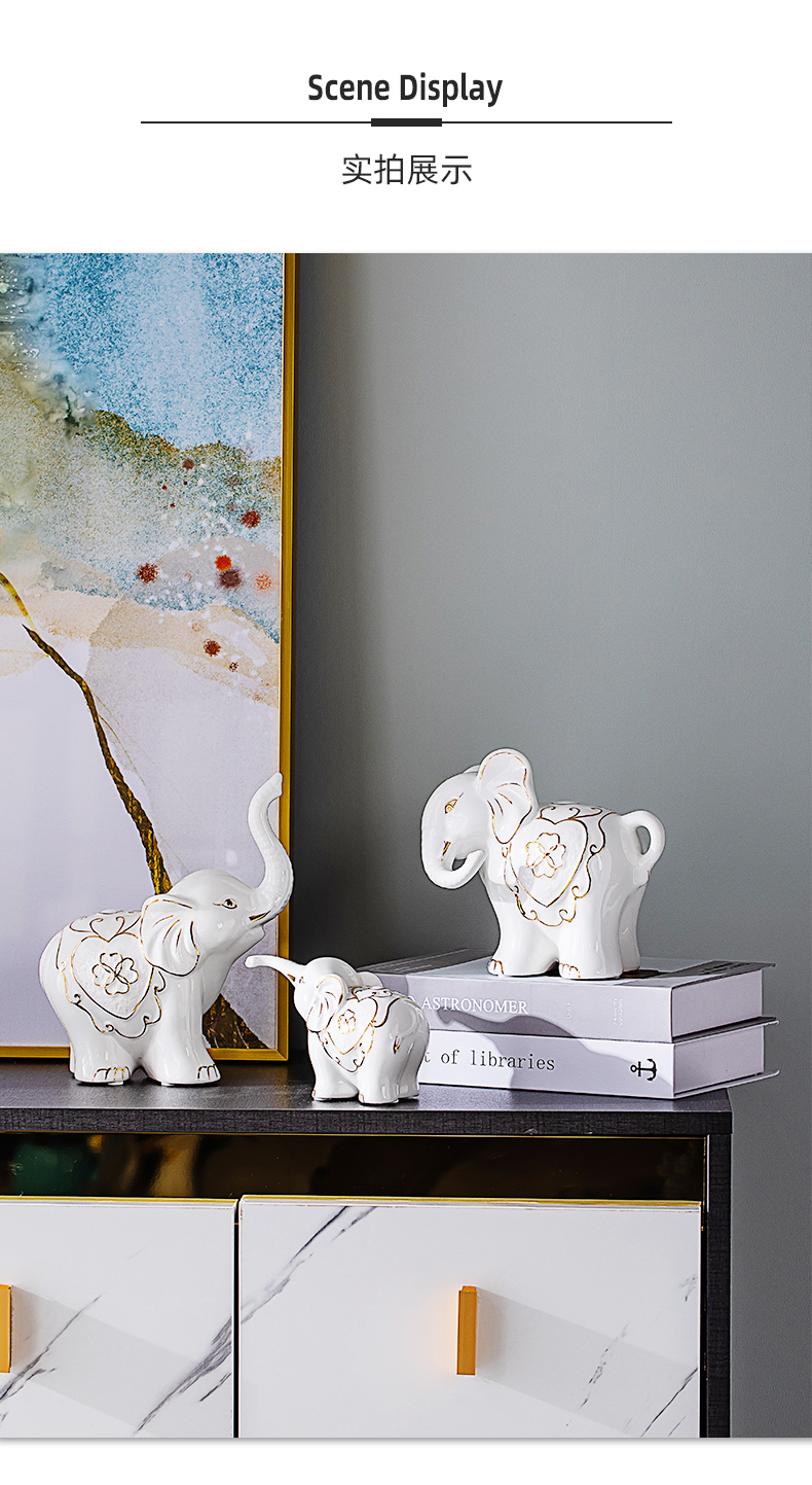 The Elephant furnishing articles home decoration TV ark, porch ark, ceramics handicraft gift wedding present practical girlfriends