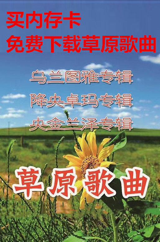 Special memory card grassland song amplifier radio P3 walking machine pull rod audio video machine available