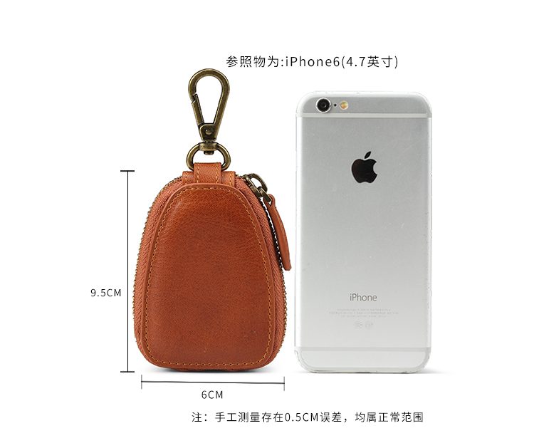 Cardan Road Key Bag Túi Mini Da Nam Eo Thắt lưng Xe Khóa Túi Nữ Da thuộc ví móc khóa nam