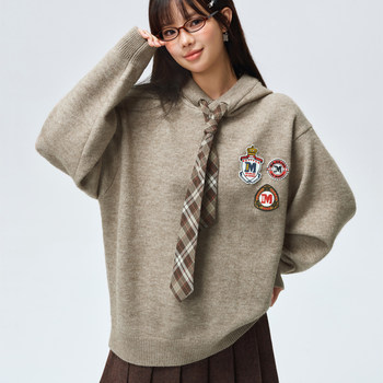 Medm tie hooded rope hooded sweater Medm tie hooded rope hooded sweater