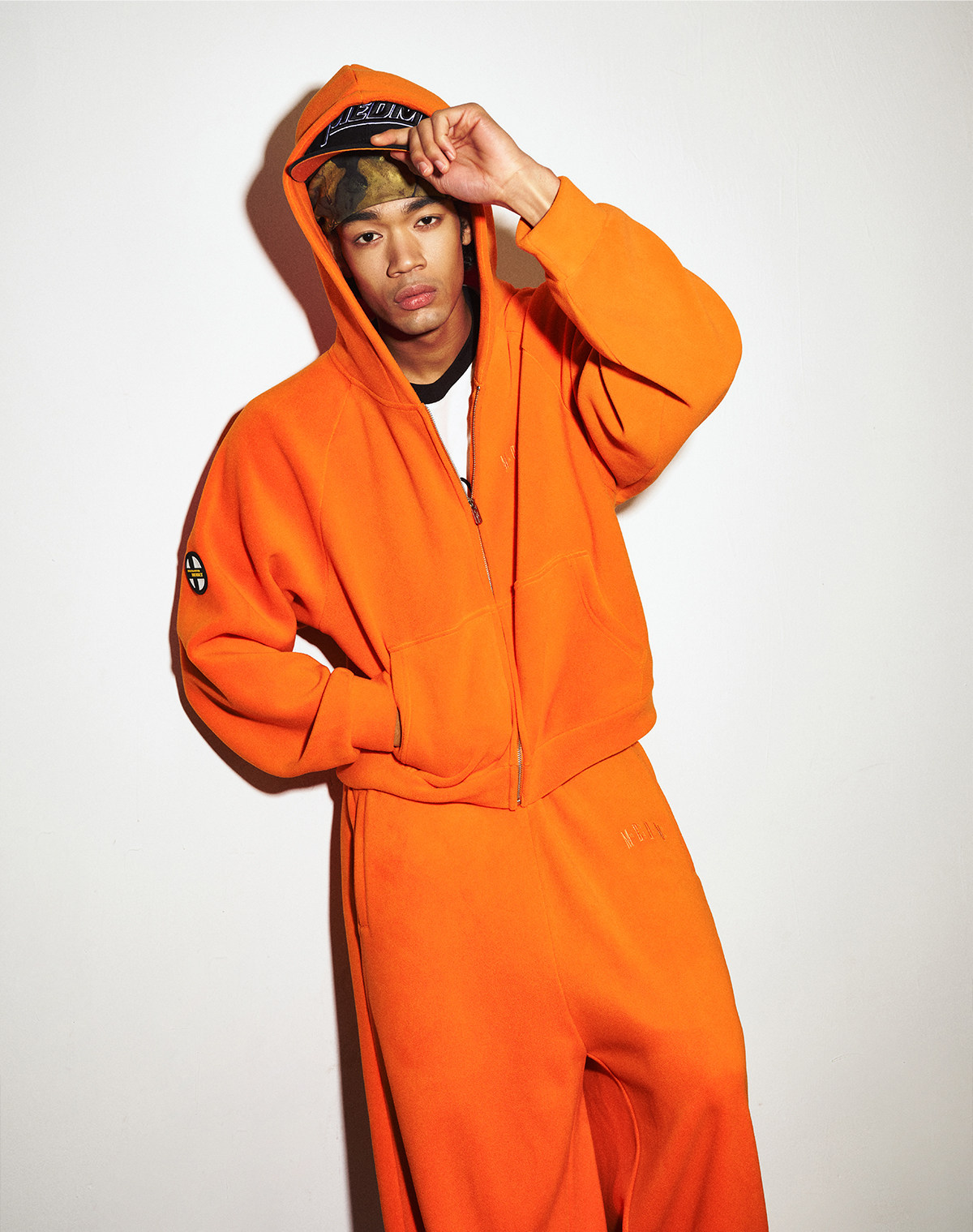 MEDM Fleece Zip-Up Hoodie and Drawstring Pants
