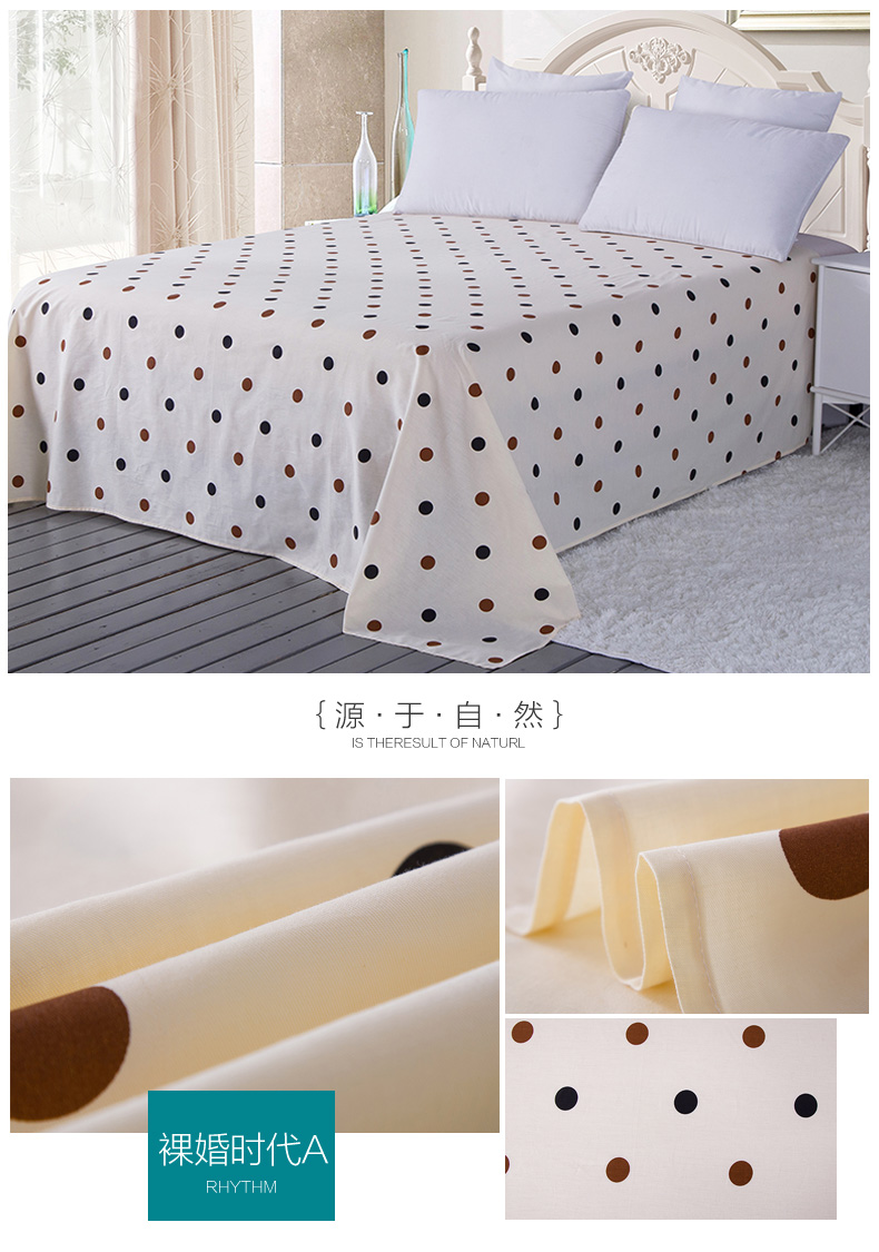 [Clear] cotton giường đơn bông quilt mảnh duy nhất tăng bông đơn sinh viên đôi sọc 1.5 1.8