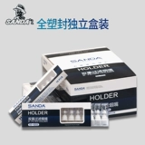 Санда -сигаретный держатель двойной тройной однократный фильтр сигарет фильтра, сигареты толщины мужчин и женщин, двух -тонкая сигарета 200