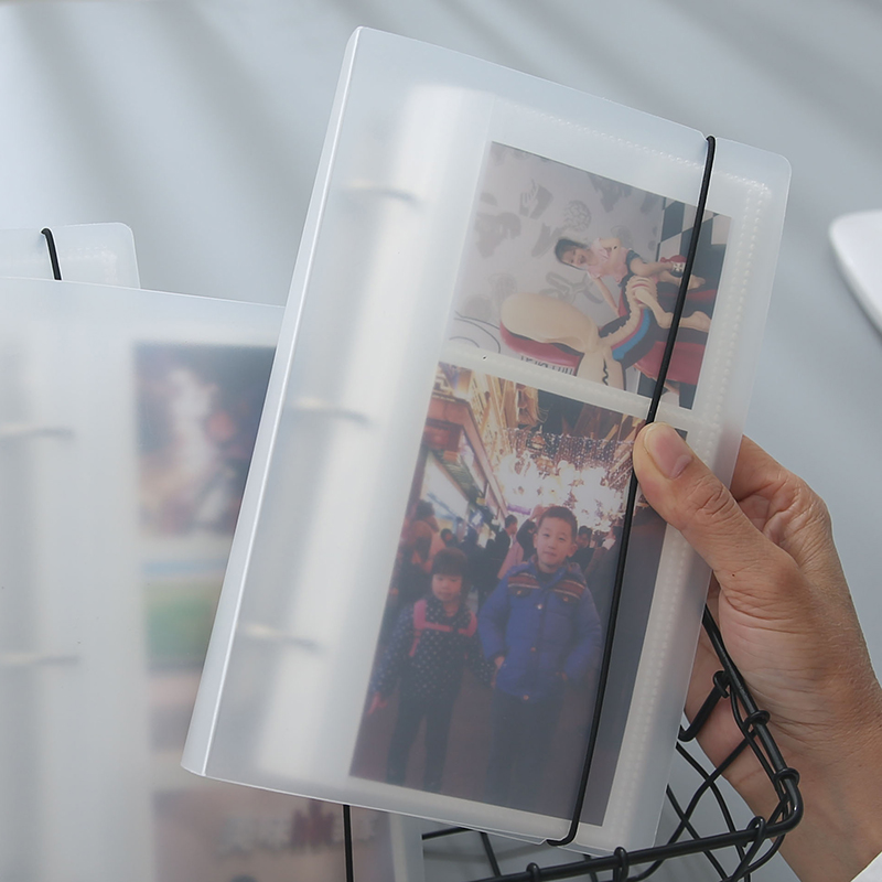 Loose-leaf ticket Business card word card Star card album 3 inch 4 inch 5 inch Photo Polaroid Loose-leaf album Ticket ticket Movie ticket Plane ticket Train ticket collection souvenir book Storage book