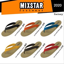 Thailand imported MIXSTAR rubber slippers mens summer trend non-slip outdoor wear outdoor flip-flops leisure