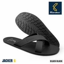 2022 Thailand imported Kardas rubber slippers mens cross with one word casual non-slip outer wear wear-resistant beach