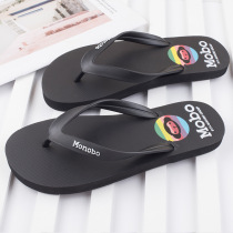New MONOBO Thailand little monkey men and women couple models rubber outer wear non-slip beach clip-on herringbone sandals and slippers