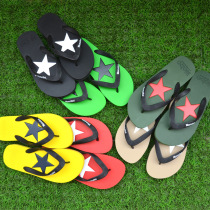 Monobo Thailand little monkey men wear summer star rubber non-slip beach new herringbone casual sandals and slippers